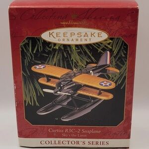 1999 Hallmark Sky’s the Limit Series #3 vintage Curtiss R3C-2 Seaplane